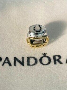 Pandora Indianapolis Colts Football Helmet Bead Charm Pendant